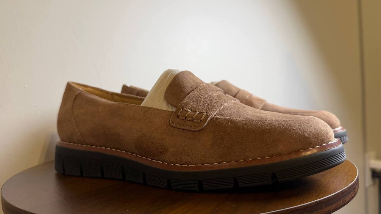 Easy Spirit Velia Loafers 9.5M Taupe Suede  Slip‑On Comfort NIB msrp$89