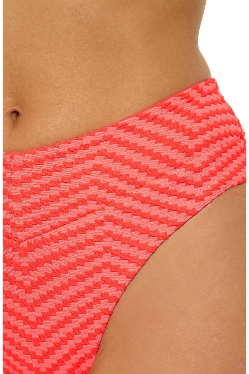 Becca Connect High Waist Bikini Bottoms Red M NWT $68