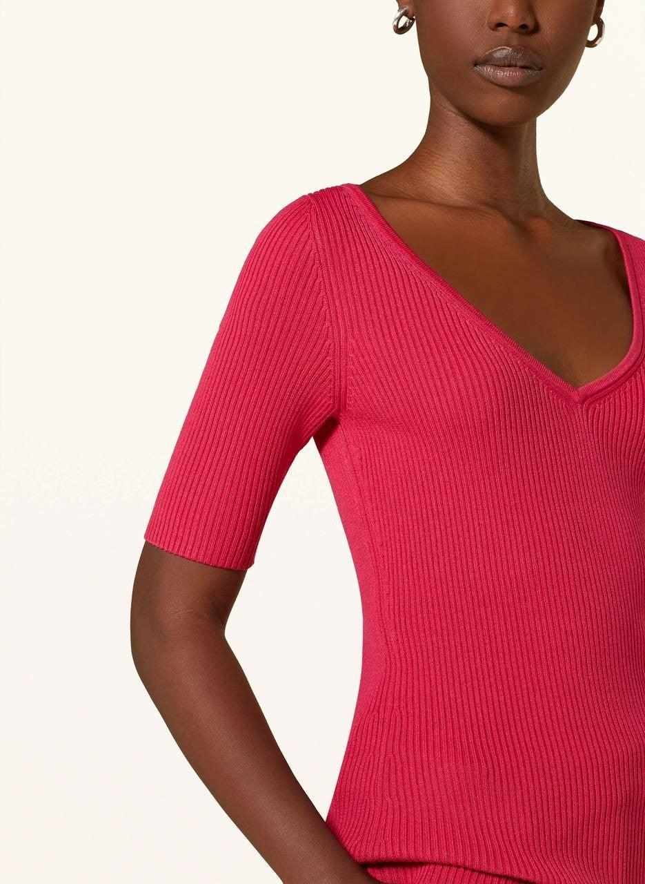 BOSS FARADISCO Knit Shirt Red M NWT $148