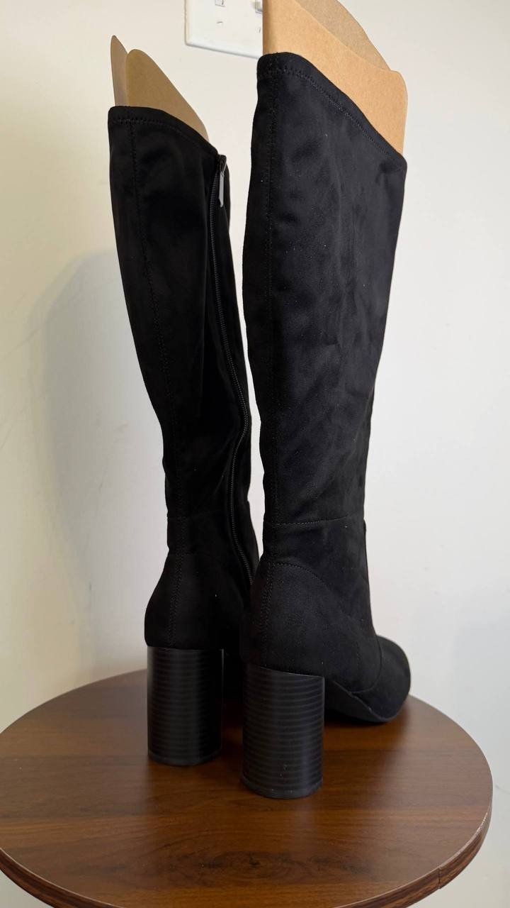 Style & Co Lyyric Snip Toe Block Heel Boots Black Women’s 9M NWB $89.90