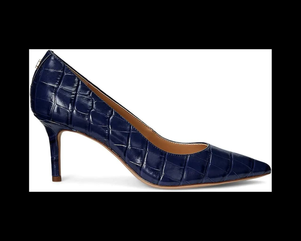 Lauren Ralph Lauren  Pointed Toe Pumps  Refined Navy  7B  New  $170