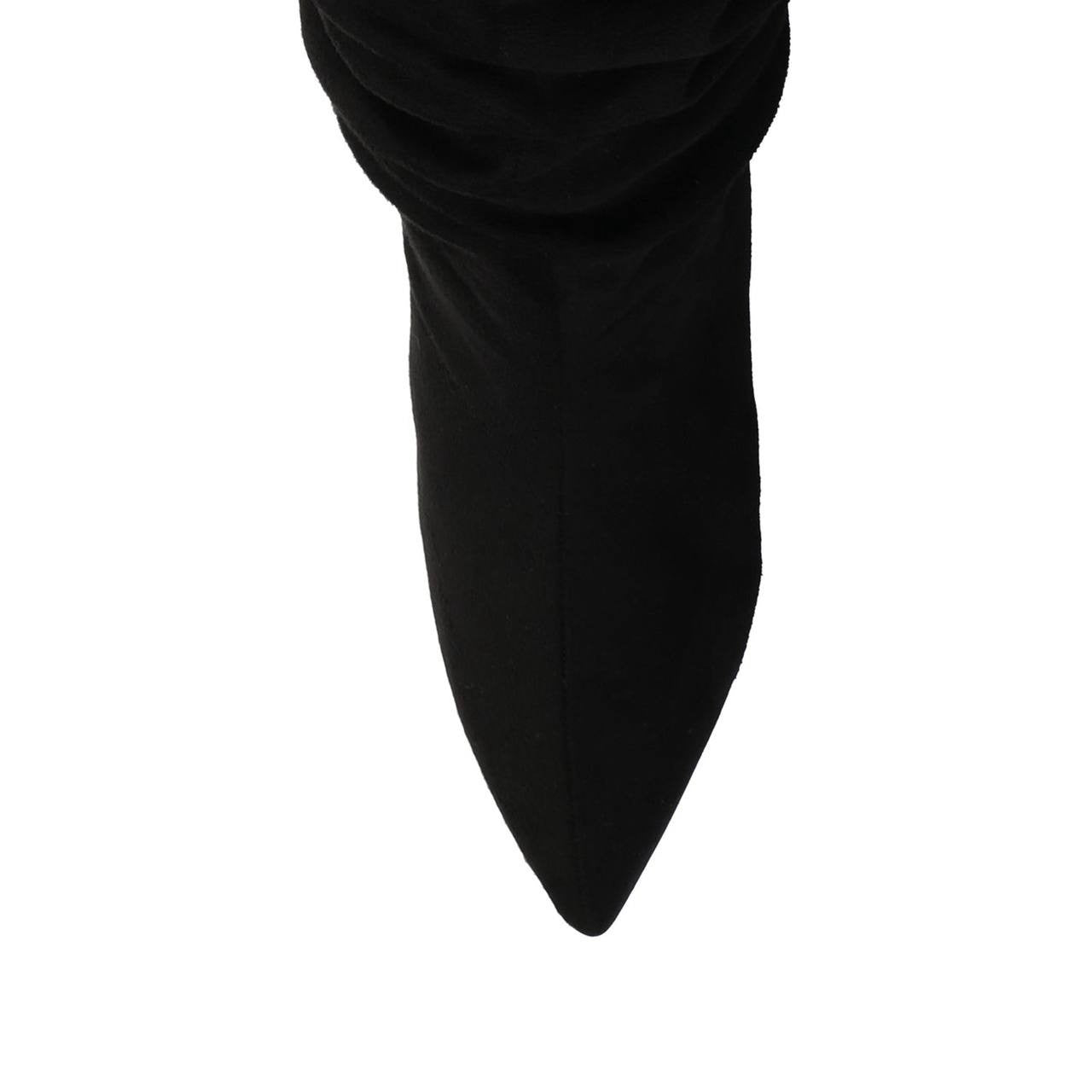 Journee Collection Sonnet Slouchy Extra Wide Calf Boots Black 7M NWB $79.99