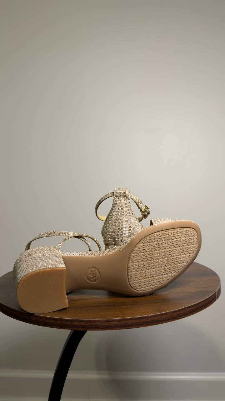 Michael  Michael  Kors  Dress  Sandals  Pale  Gold  8.5M  New  $119.50
