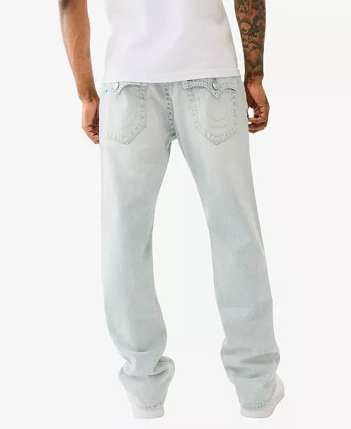True Religion Men’s Ricky Big T Straight Jeans 34 $199 NWT