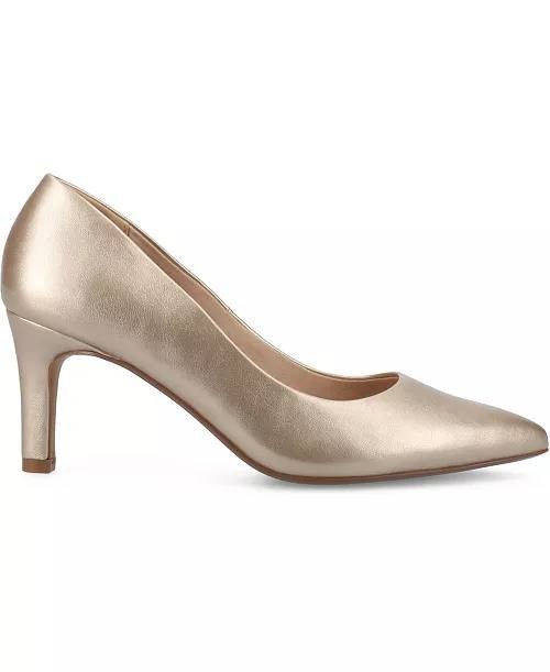 Journee Champagne Toe Dress Pumps 8.5M NIB MSRP $93