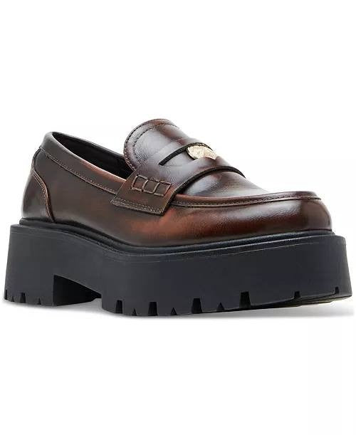 Madden Girl  Loafers  Brown  6  New  $59