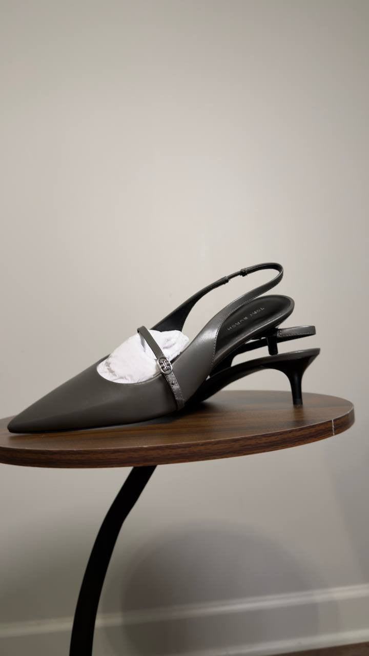 Tory  Burch  Mary  Janes  Dark  Grigio  7  New  $325