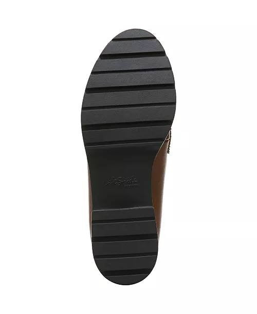 LifeStride London Loafers 10W Walnut Brown Lug Sole Penny Slip‑On NIB msrp$89.99