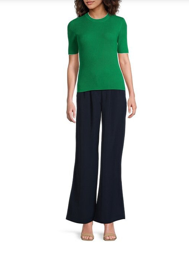 French Connection Harry Suiting High-Waisted Wide Leg Pants Black – Size 12