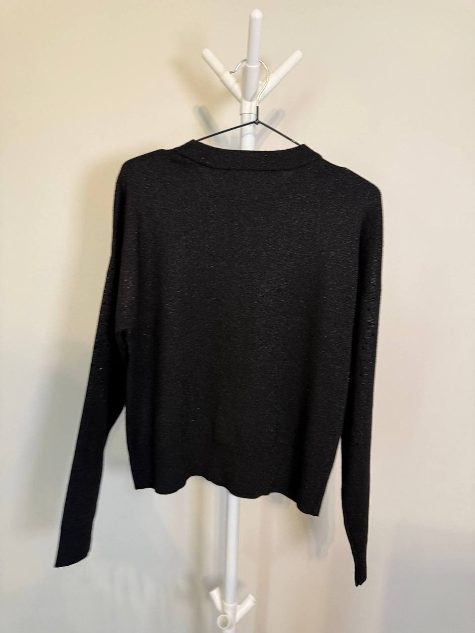 DKNY Sparkle Hotfix Long‑Sleeve Sweater – Size XS – NWT – $99