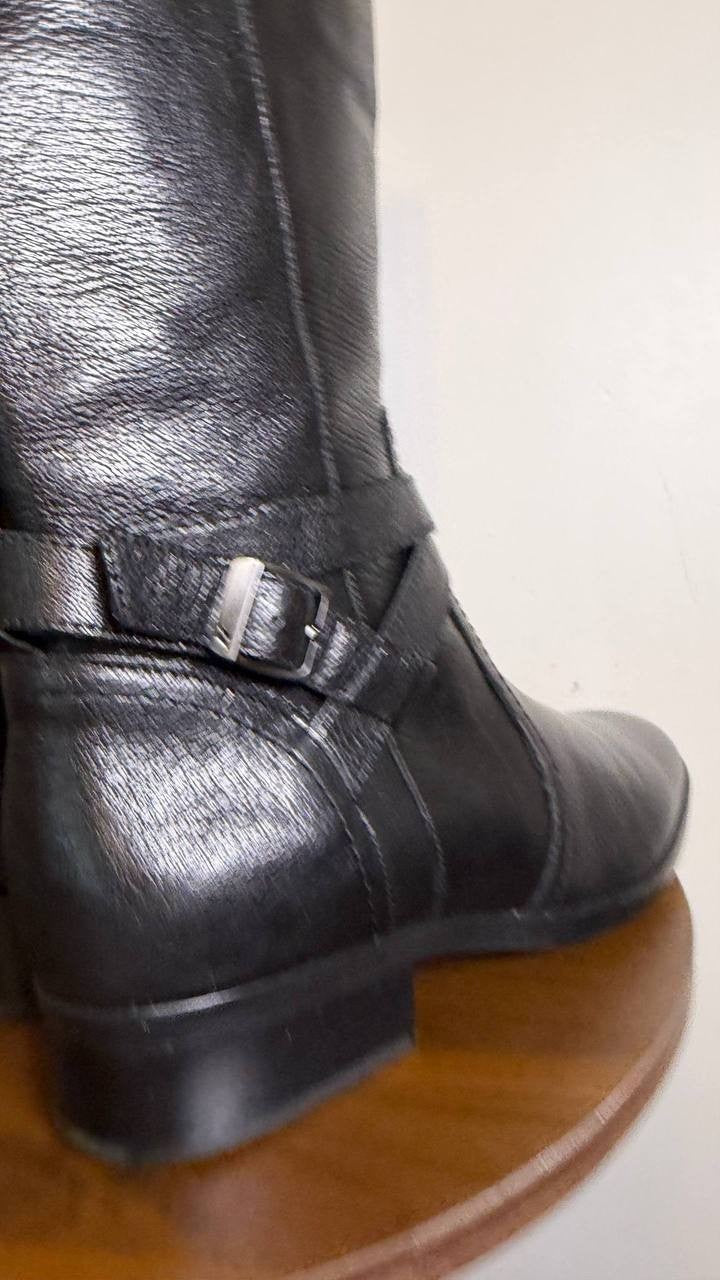Naturalizer Black Leather Riding Boots 9M New in Box MSRP $290