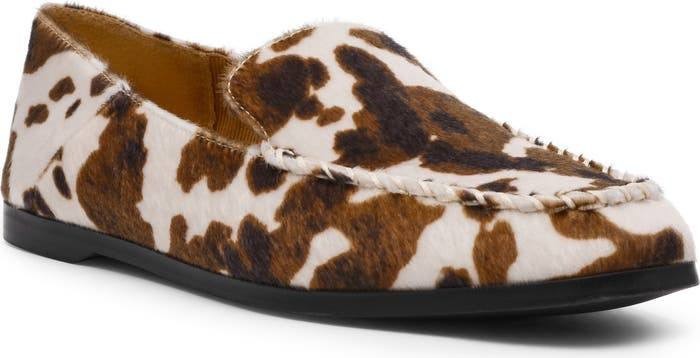 DV Dolce Vita Cow Print Loafers Size 8 NIB MSRP $65