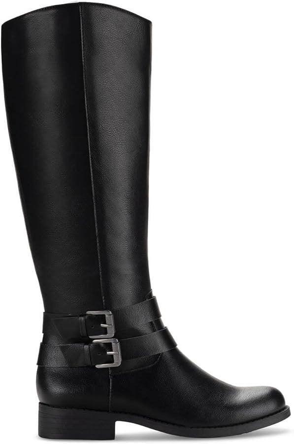 Style & Co Leather Knee‑High Boots – Black – Size 6 – New in Box