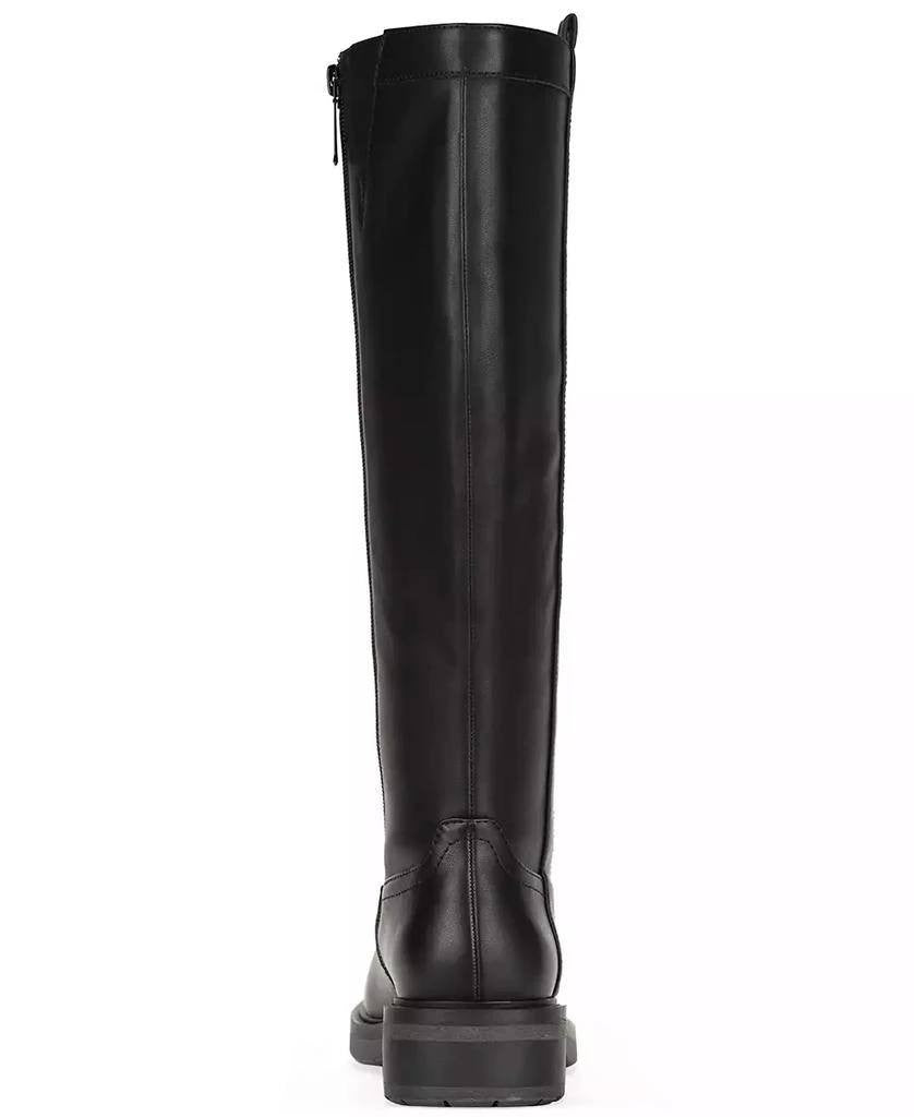 Style & Co Terryy Riding Boots 7.5M Black Tall Round Toe Zip NIB msrp$99.90