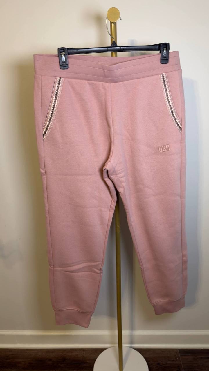 UGG Tasman Jogger Pants Dusty Rose XL Unisex NWT $98