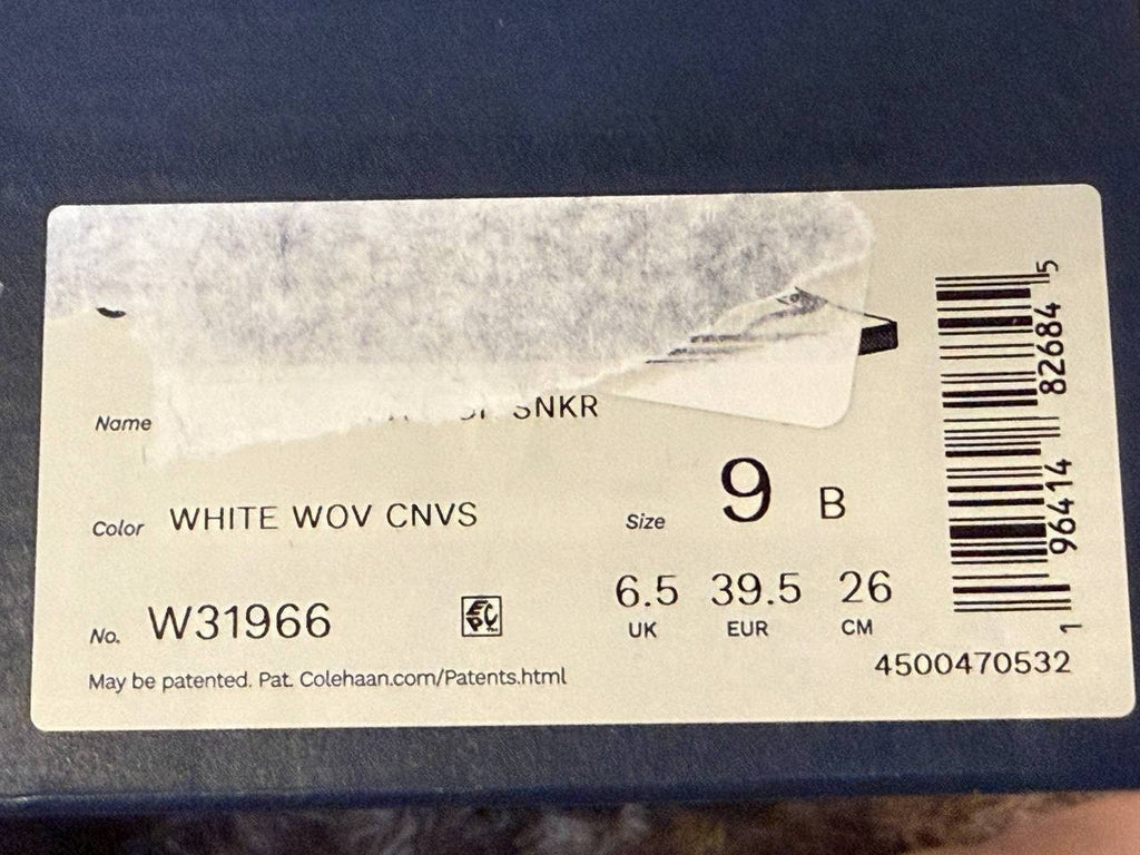 Cole Haan Women’s GrandPro Harbor Lace‑Up Sneakers – White – Size 9B –New in Box