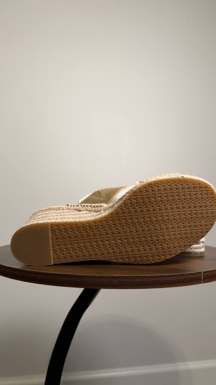 Michael  Michael  Kors  Wedge  Sandals  Pale  Gold  7  M  New  $139.50