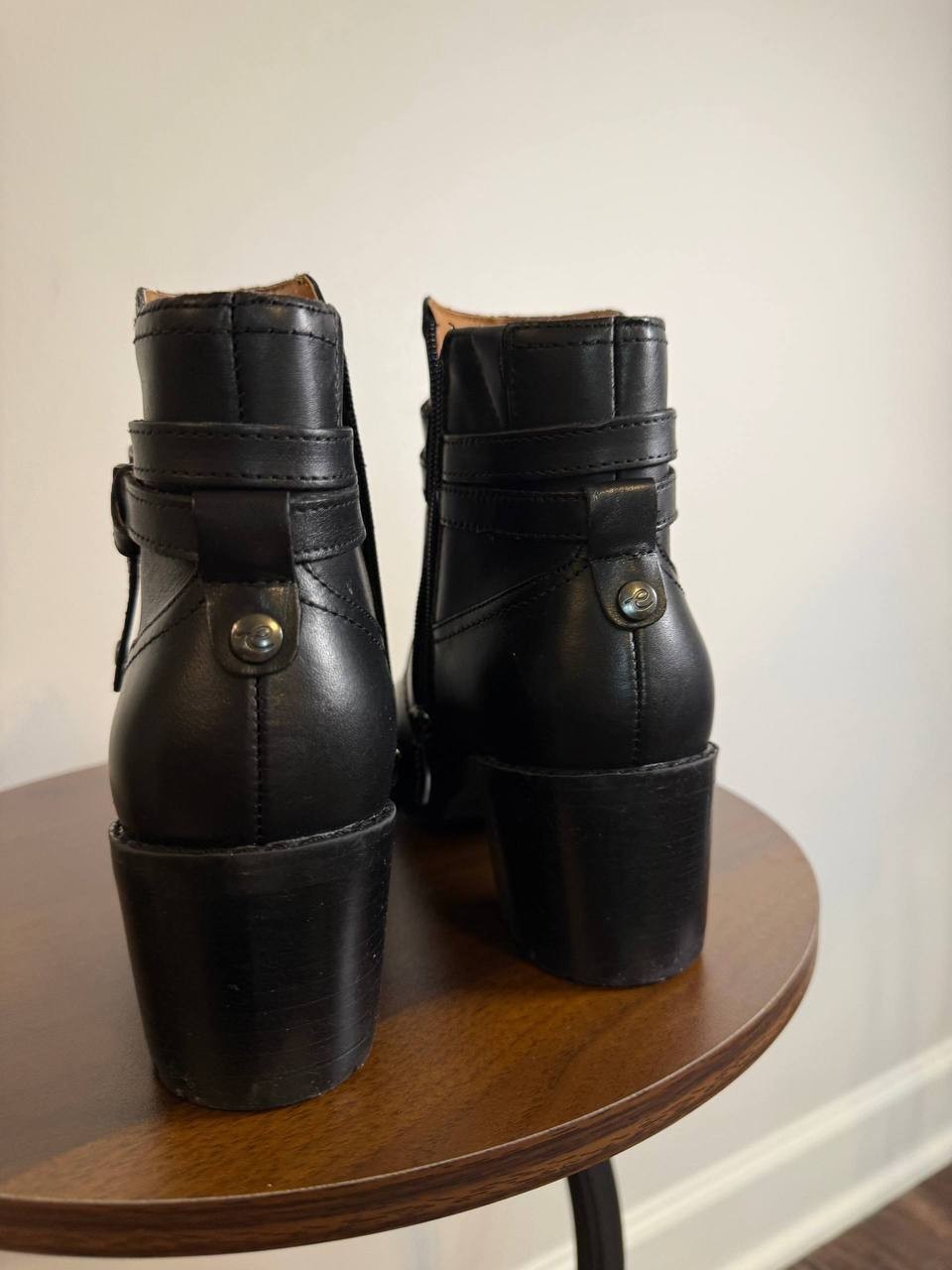 Easy Spirit “Carter” Leather Booties – Size 6.5M – Black – NIB-$143