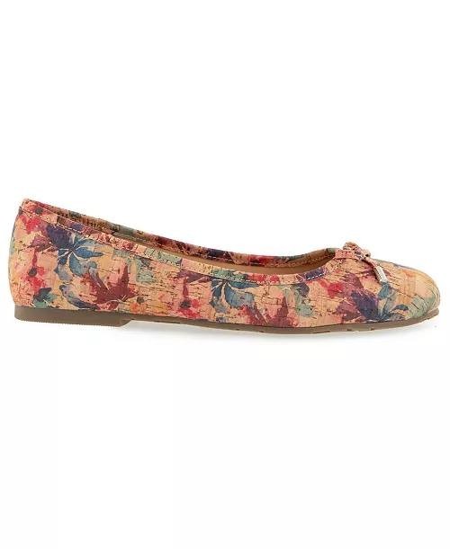 Reaction  Kenneth  Cole  Ballet  Flats  Pansy  Floral  Cork  7  M  New  $69