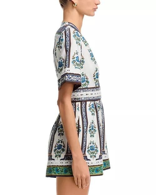 FARM Rio Manoela Off White Romper S NWT