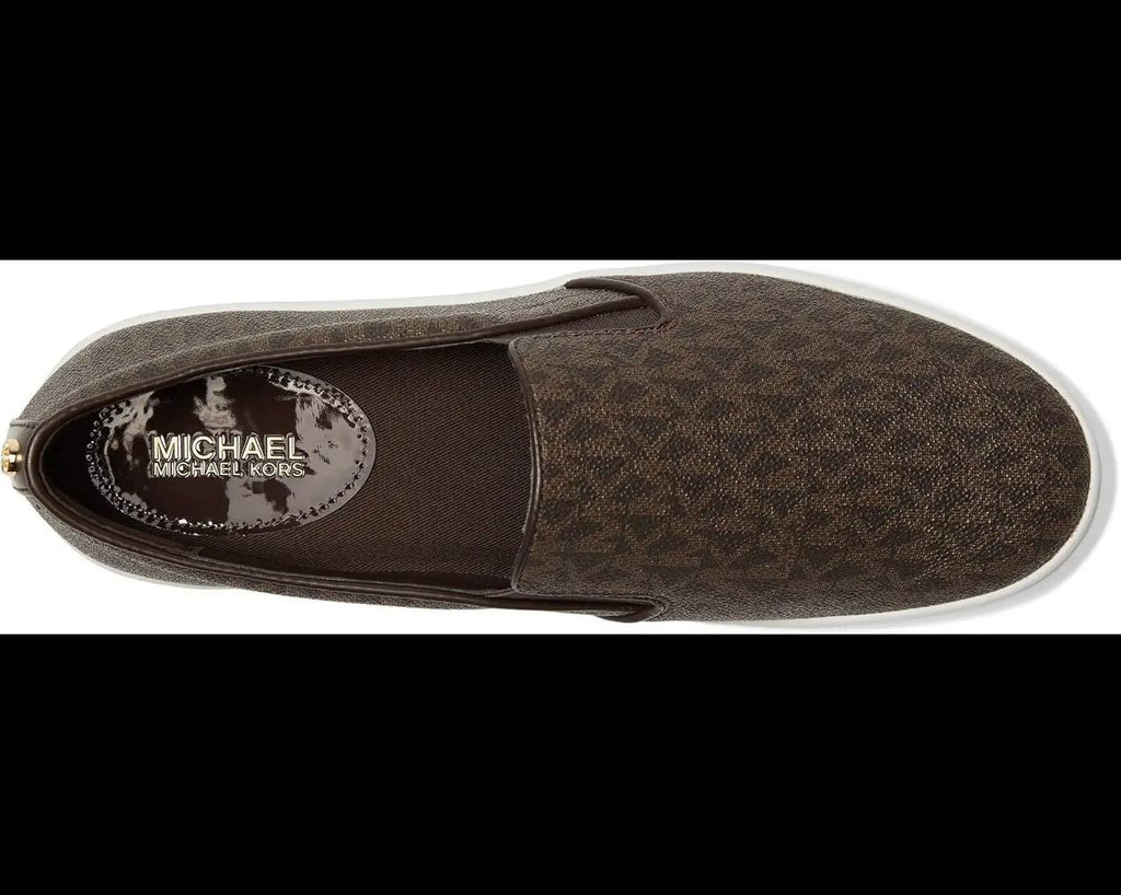 MICHAEL Michael Kors Keaton Slip-On Brown 8.5M Man‑Made MSRP $99 NWB