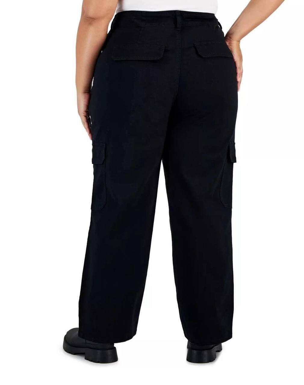 Celebrity Pink Eco-Friendly Jogger Pants Women Size 16 Black Relaxed Fit