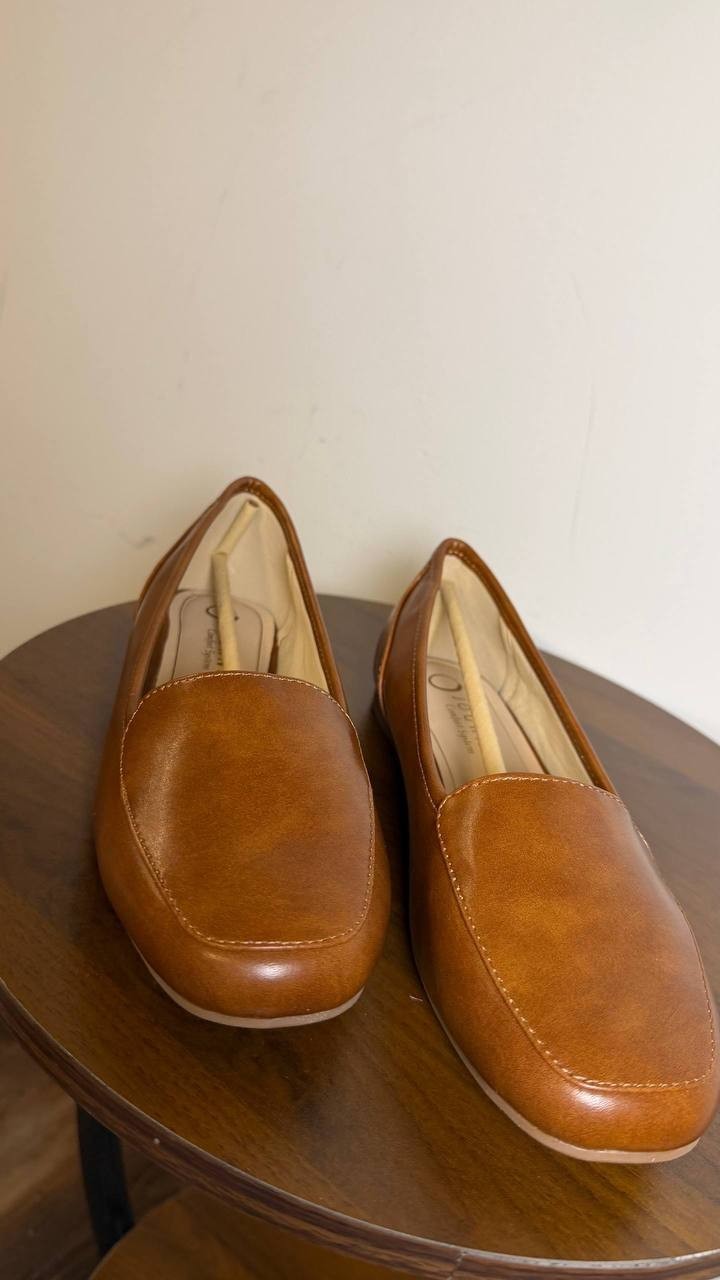 Journee Cognac Ballet Flats 7WD NIB MSRP $79