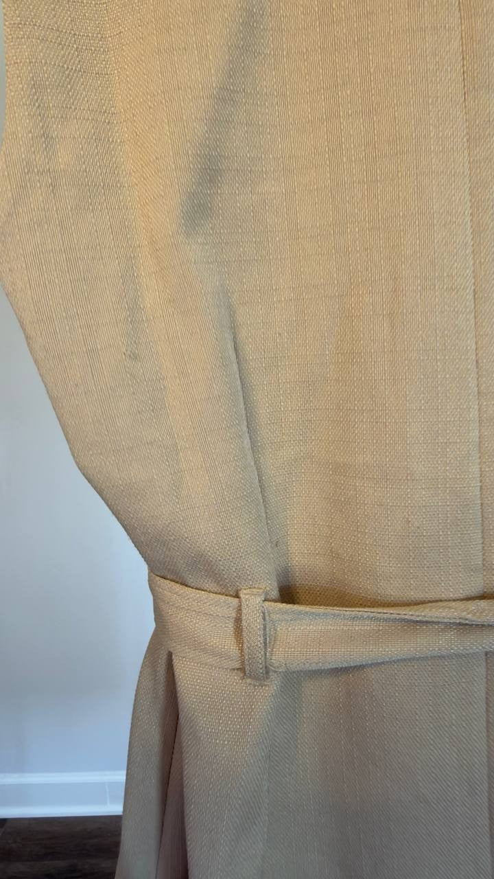 Julia Jordan Sleeveless A-Line Jacket Dress Tan 8 NWT $149