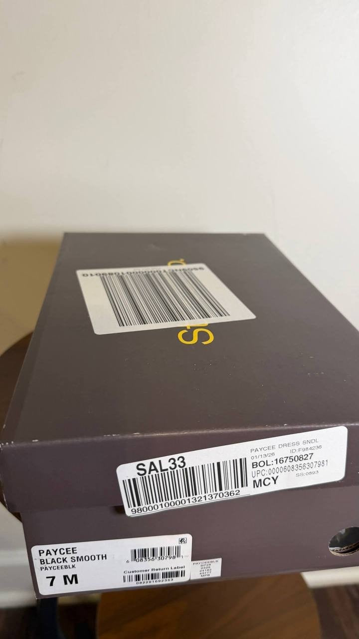 Style&Co Women’s Dress Sandals 7M Black Man-Made – New in Box MSRP $59.90