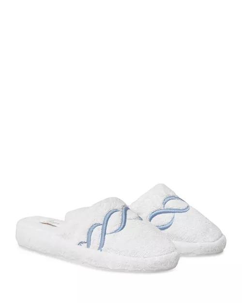 Pratesi  Slippers  White  Cotton  37-38  New  $335