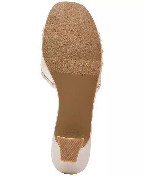 DV  Dolce  Vita  Slide  Dress  Sandals  Ivory  Pearl  7.5  New  $65