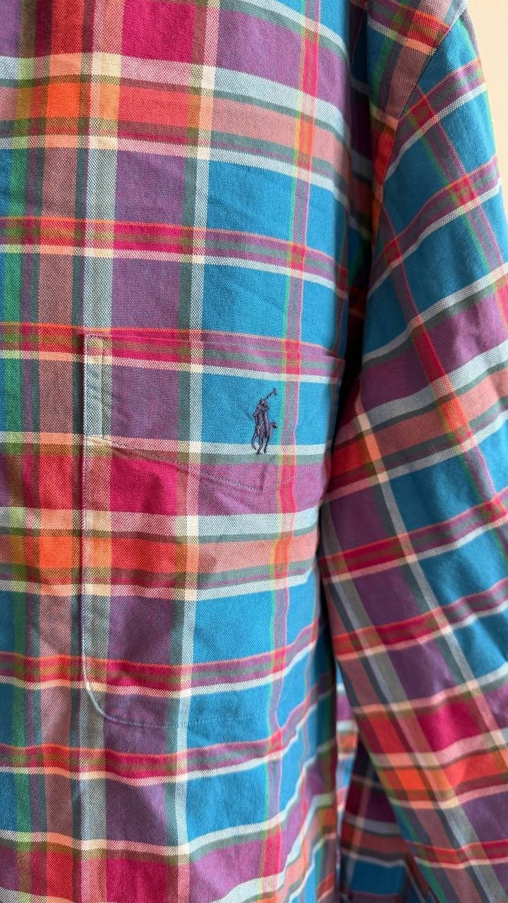 Polo Ralph Lauren Big & Tall Oxford Sport Shirt Blue 2XB NWT MSRP $138