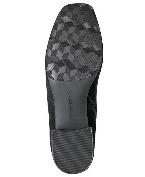 Easy Spirit Danilyn Women’s Tall Block Heel Boots Black 10M Textile $159 NWB