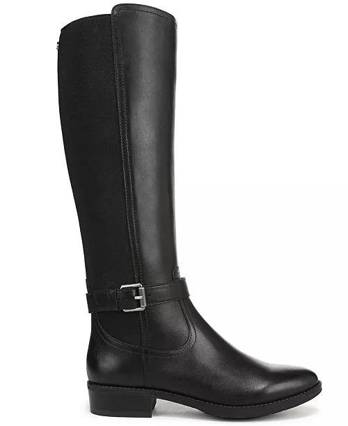 Sam Edelman Perin Women’s Round Toe Boots Black 8M Leather $225 NWB