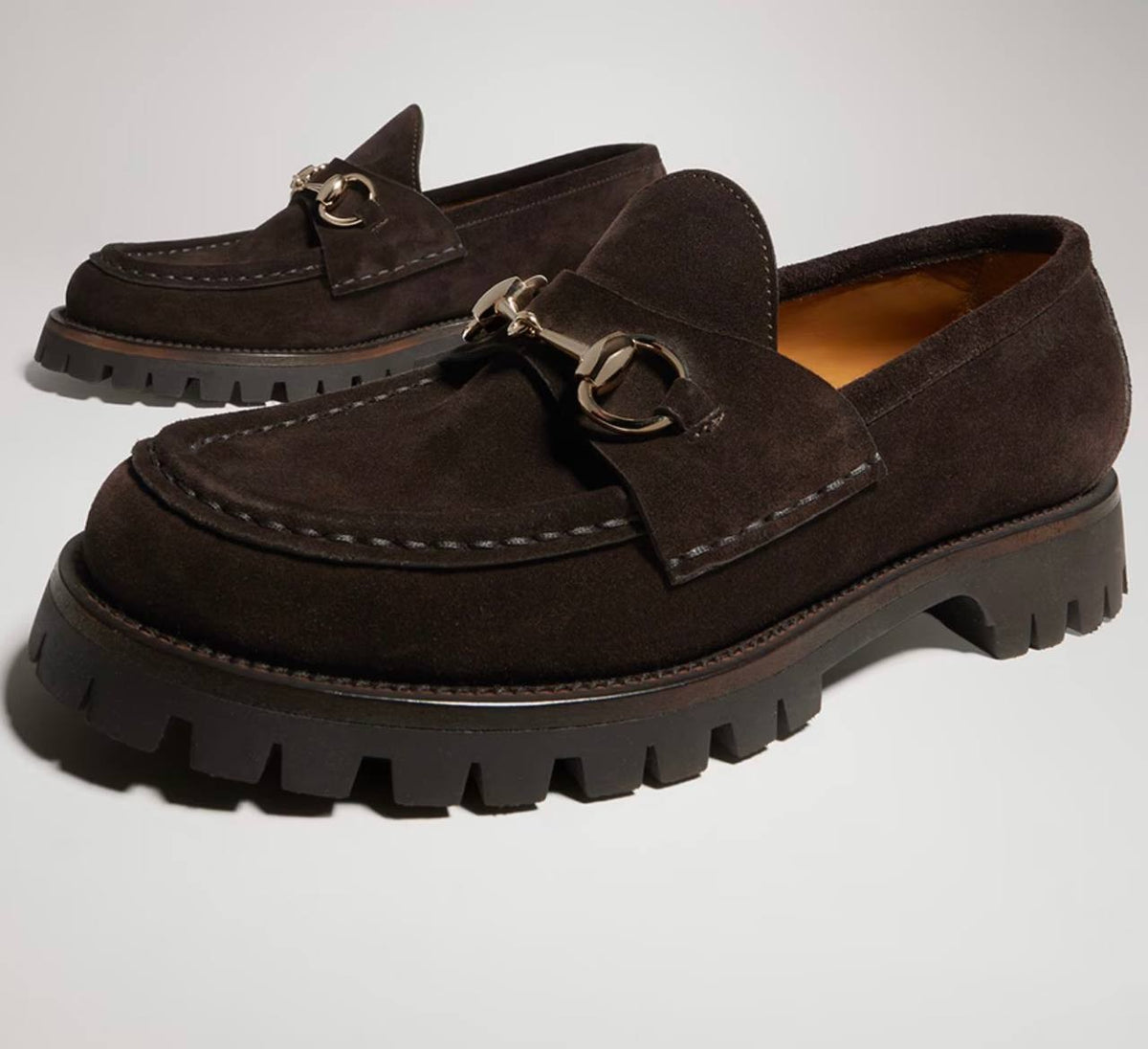 Gucci Women’s Horsebit Loafer Dark Brown Suede 8.5 New in Box $1270