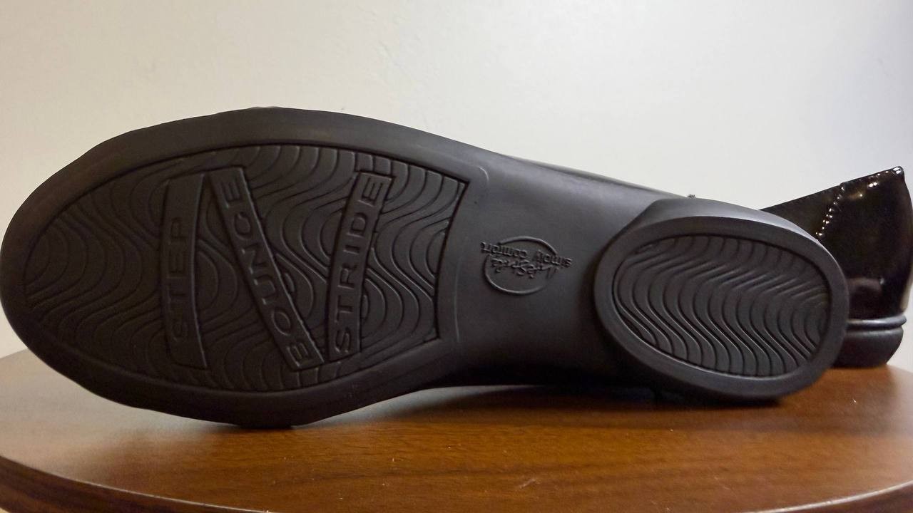 LifeStride Aliza Flats 5.5M Black Synthetic Slip‑On Round Toe NIB msrp$69.99