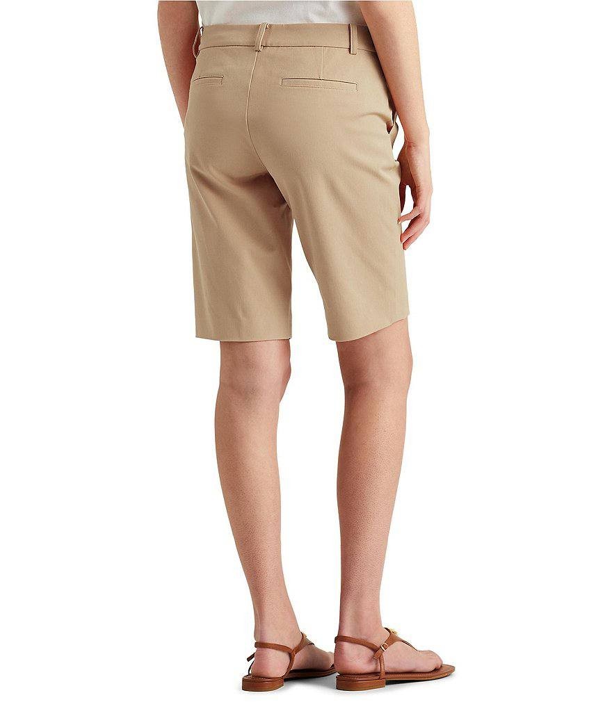 Lauren Ralph Lauren Bermuda Shorts Brown Size 16 NWT Cotton Twill Tailored
