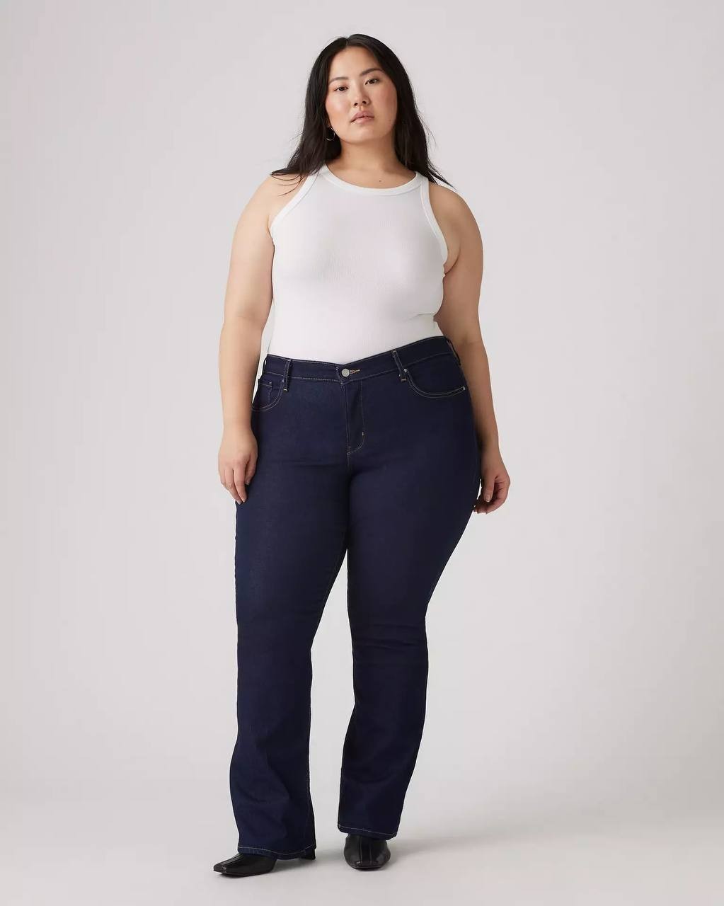 Levi’s 315 Shaping Bootcut Jeans Plus Size Dark Blue 24W NWT $75