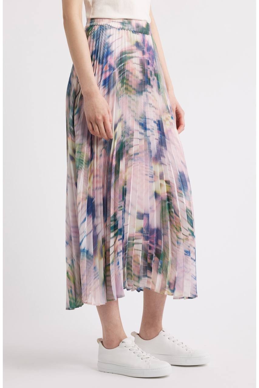 BOSS Vlissole Pleated Midi Skirt Open Misc 14 NWT $249