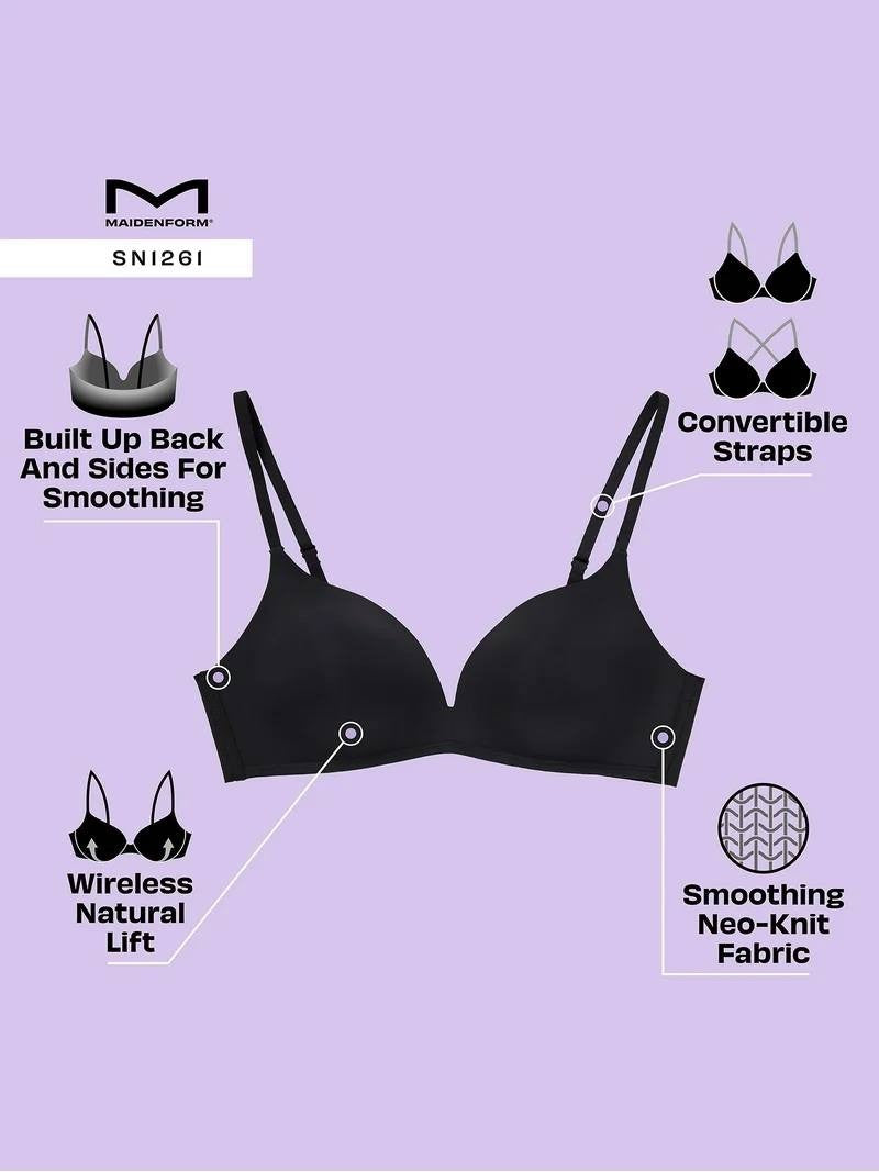 Maidenform Wireless Lift Bra – Size 32B – Nude – No Tags – Flaw
