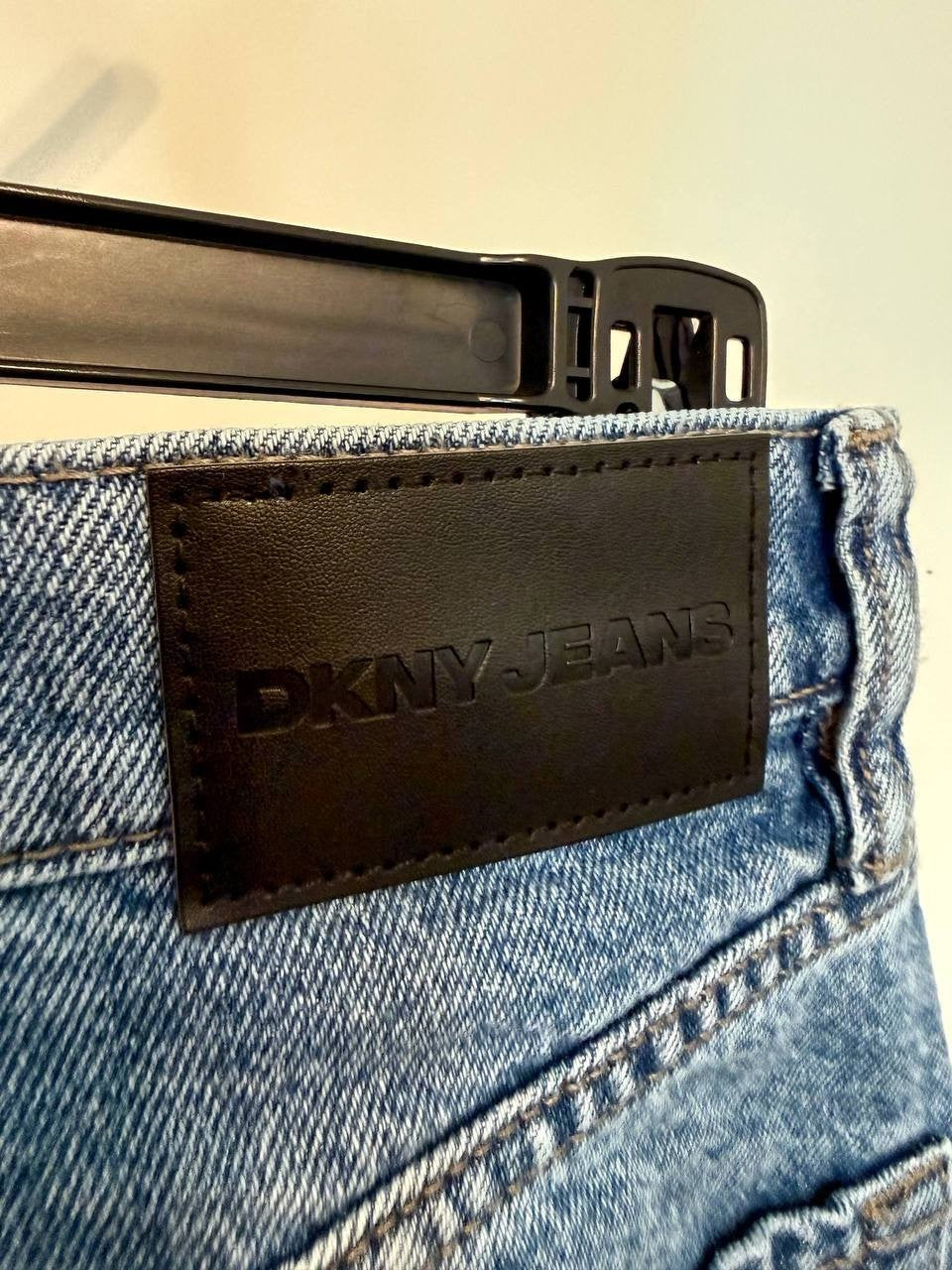 DKNY Jeans High‑Rise Cotton Denim Maxi Skirt – Size 28 – NWT – Blue