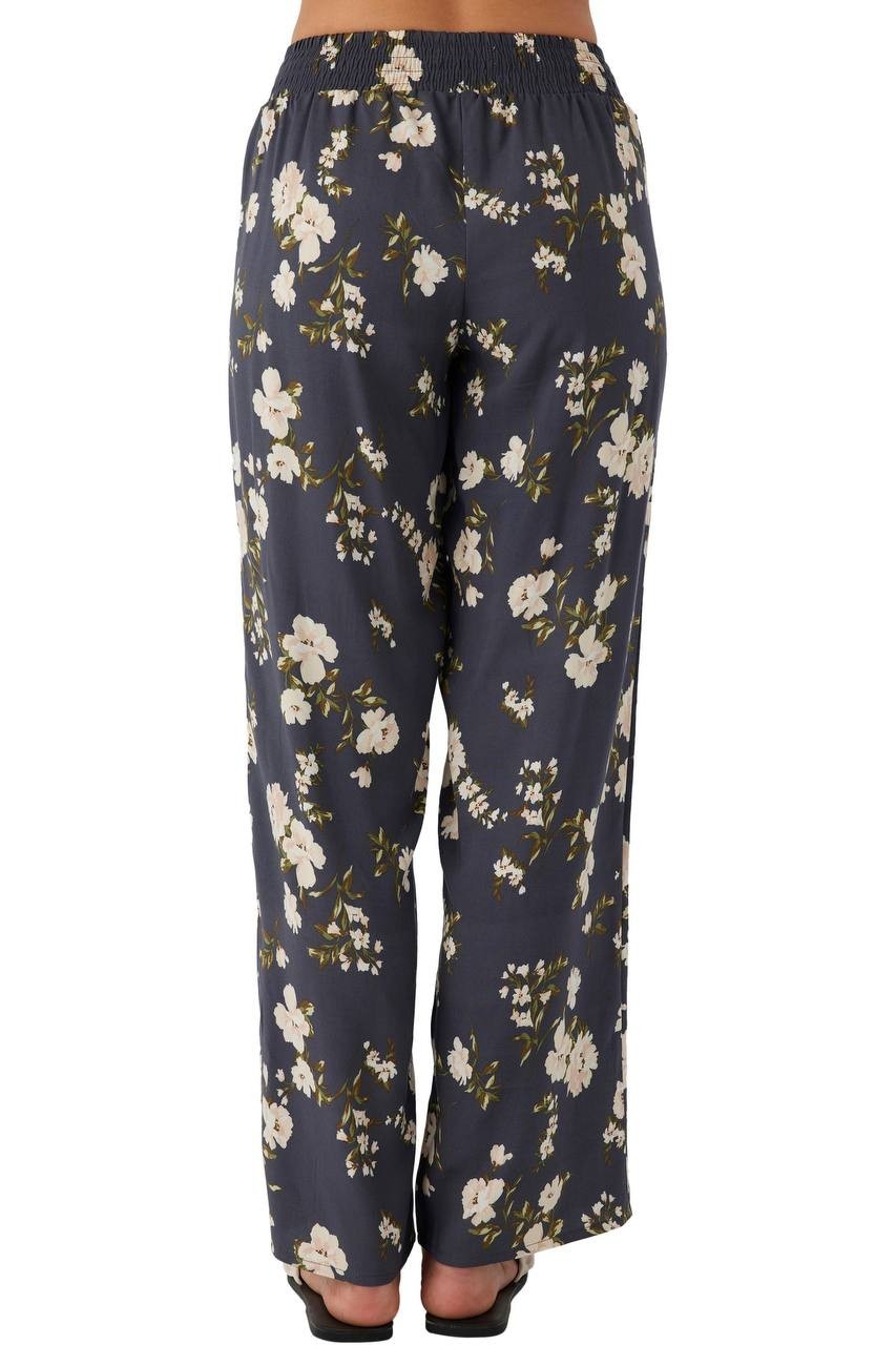 O’Neill Jonie Kendra Floral Wide Leg Pants Black Floral XXL NWT $49.50