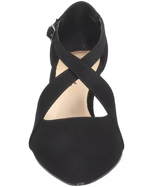 Easy Street Black Strap Front Pumps 6.5W NIB MSRP $69.99