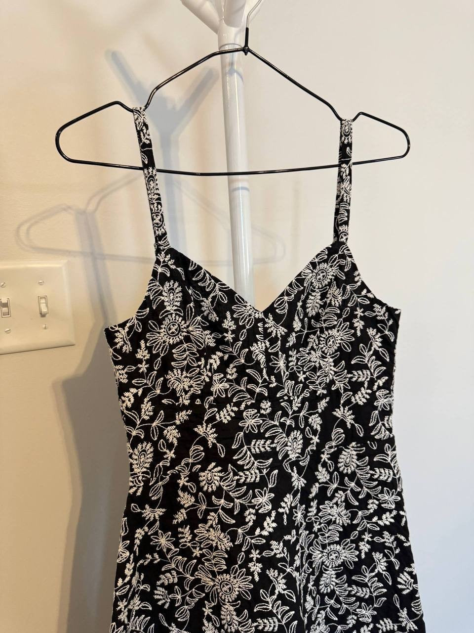 Aqua Embroidered Tank Midi Dress – Size XXS – NWT – $116
