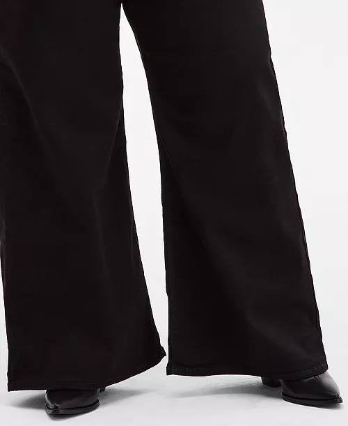 Levi’s 318 Shaping Wide Leg Jeans Plus Size 20W Black NWT $74.94