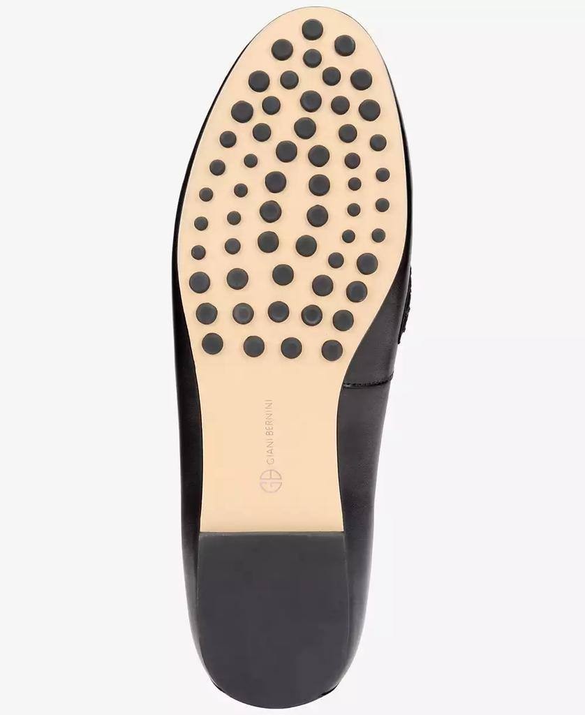 Giani Bernini Beckhamm Leather Tailored Loafers Black 7M NWB $89.90
