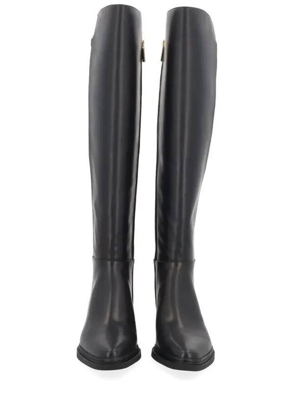 Michael Kors Lex Boots 7M Black Man‑Made Knee‑High Designer Style NIB msrp$246