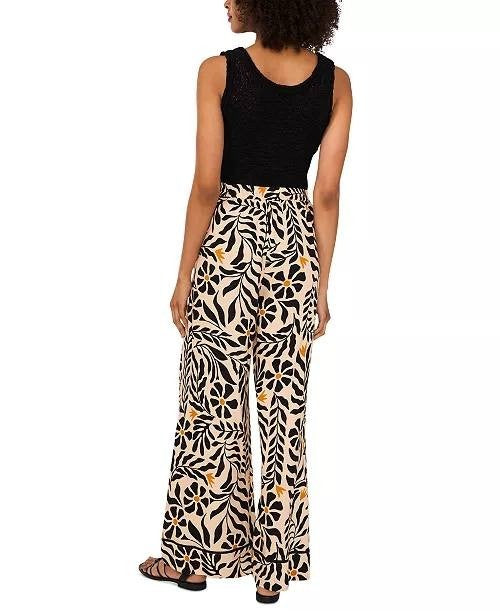 1.STATE Roll-Neck Tank Top Women's Black M NWT Cotton Blend Relaxed Fit