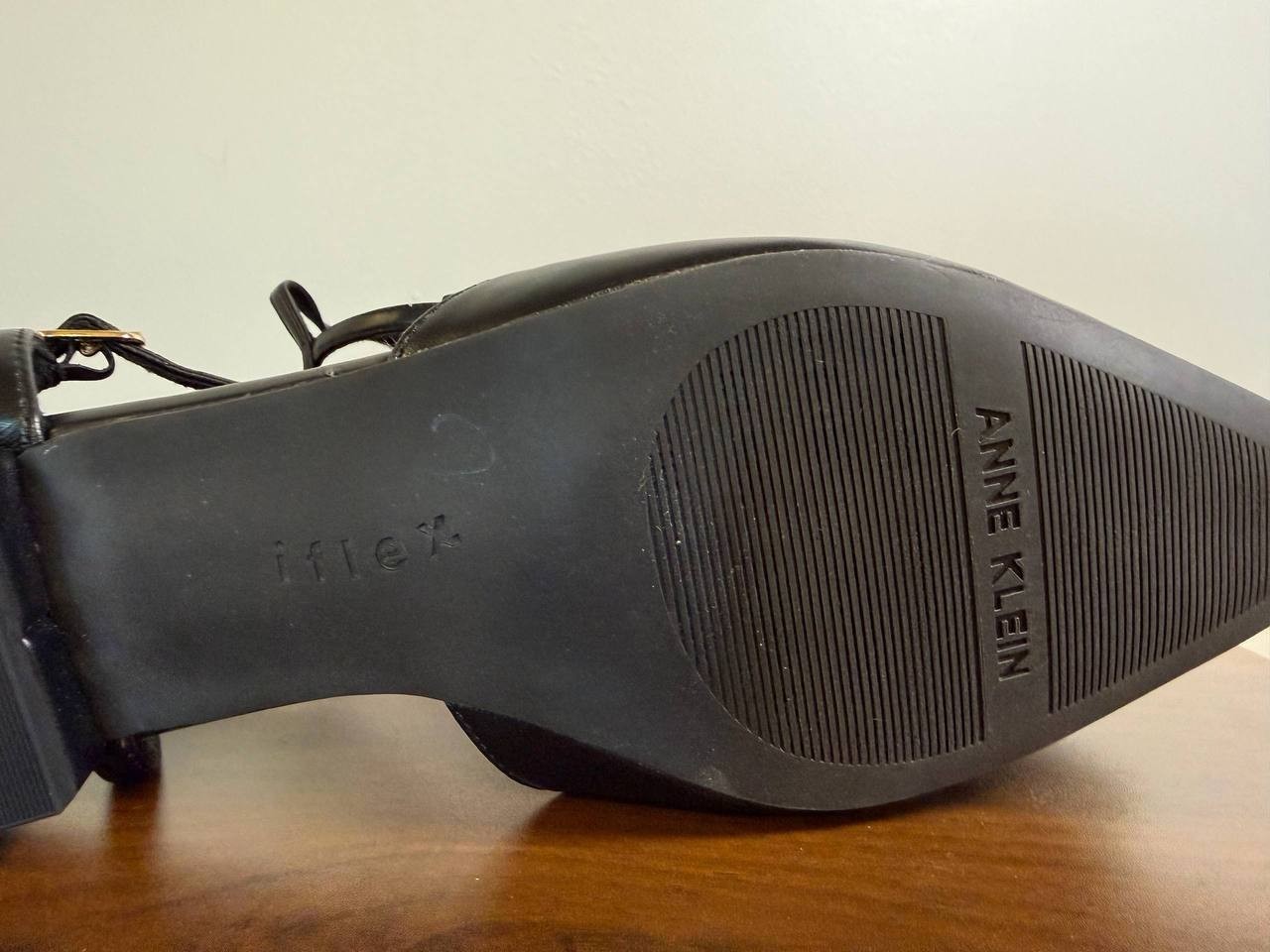 Anne Klein Emily Flats – Black – Size 10M – NIB