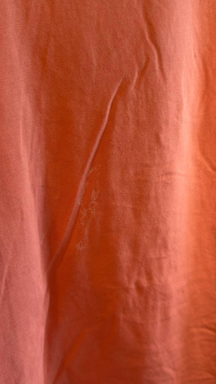 Karl Lagerfeld Lace‑Trim Knit Top Orange Size XL NWT $109